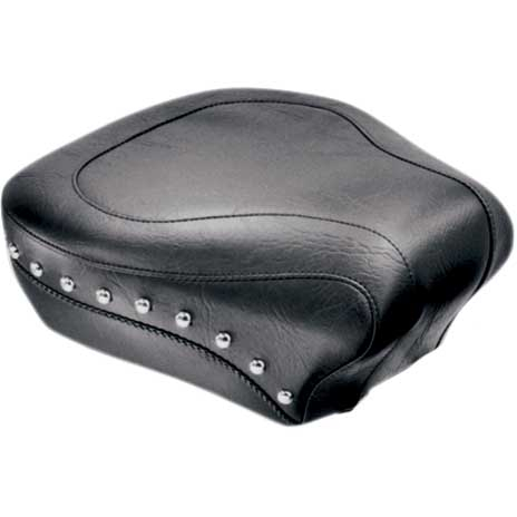 Mustang - Mustang Vintage Wide Passenger Seat - Chrome Studded - 75509