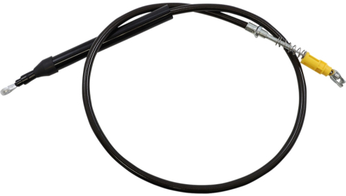 LA Choppers - LA Choppers Clutch Line - Midnight Braided with 15-17in. Ape Hangers - LA-8155C16M