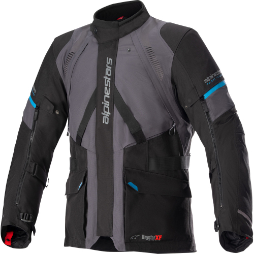Alpinestars - Alpinestars Monteira Drystar XF Jacket - 3205123-9617-2X - Tar Gray/Black/Methyl Blue - 2XL