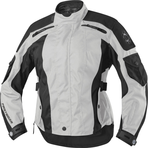 Firstgear - Firstgear Voyage Womens Jacket - 1001-1227-5154 - Silver/Black - Large