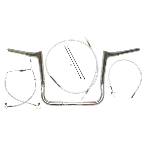 Magnum - Magnum 1-1/4in. Viking Bagger Handlebar Kit - 10in. - Chrome - 38830-410