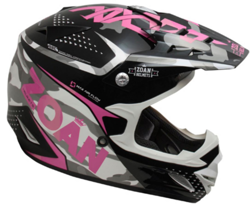 Zoan - Zoan MX-1 Sniper Graphics Helmet - 021-578 - Pink - 2XL