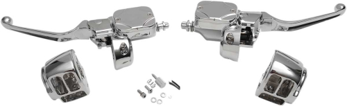 Drag Specialties - Drag Specialties Handlebar Control Kit with Hydraulic Clutch - Single Disc - 07-0654DS