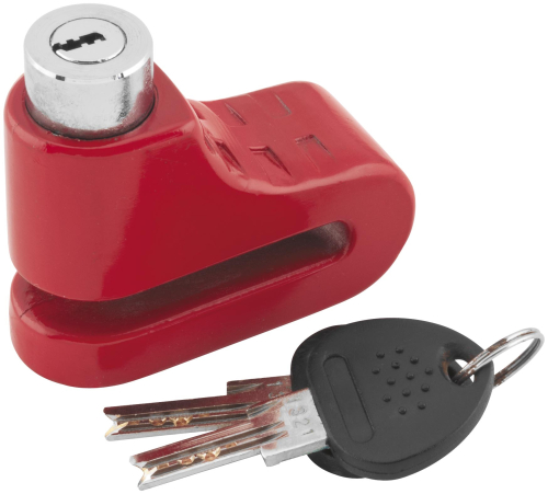 Bully Locks - Bully Locks 5.5mm Disk Lock - Red - 1581S-RD