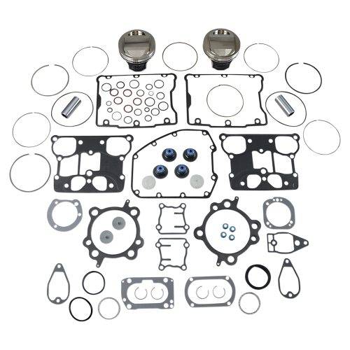 Wiseco - Wiseco VT Piston Kit (95ci., Domed) - Standard Bore 3.875in., 10.5:1 Compression - VT2709