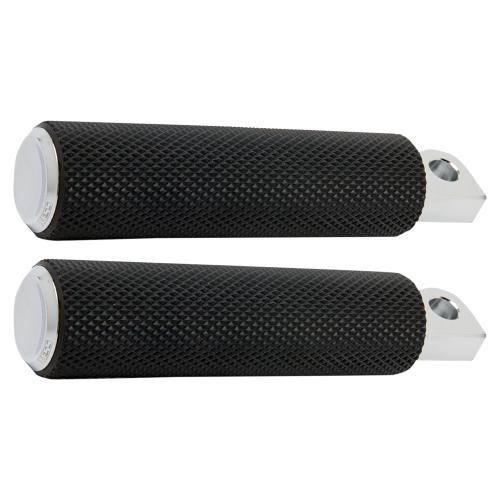 Arlen Ness - Arlen Ness Fusion Footpegs - Knurled - Chrome - 07-924