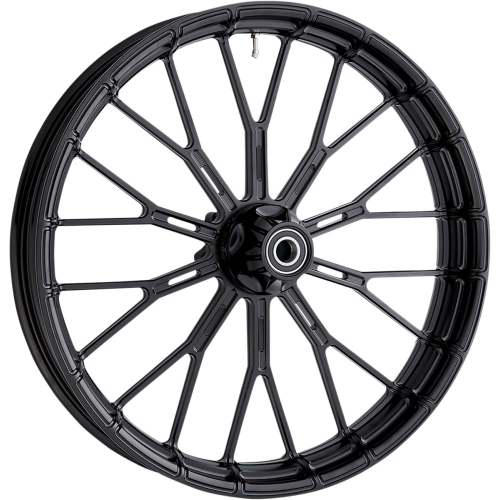 Arlen Ness - Arlen Ness Forged Billet Y-Spoke Front Rim - 19in. x 3.25in. - Black - 71-554