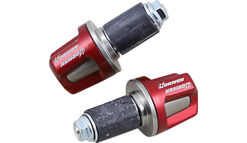 Driven Racing - Driven Racing Revolt Bar End - Red - DBEW-RE-RD