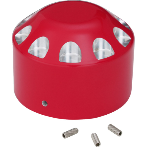 Show Chrome - Show Chrome Axle Nut Cover - Red - 44-105RED