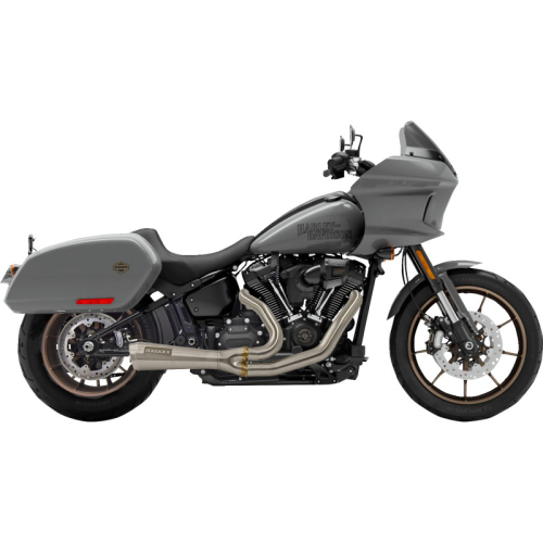 Bassani Manufacturing - Bassani Manufacturing The Ripper Short Road Rage 2-Into-1 Exhaust System - Stainless Steel - 1S74SS