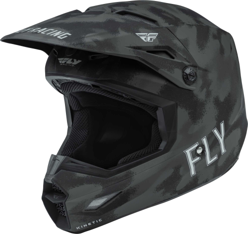 Fly Racing - Fly Racing Kinetic S.E. Tactic Helmet - 73-33162X - Matte Gray Camo - 2XL