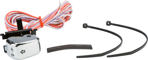 HardDrive - HardDrive Switch Left T/S Chrome with Black Letters - 371007