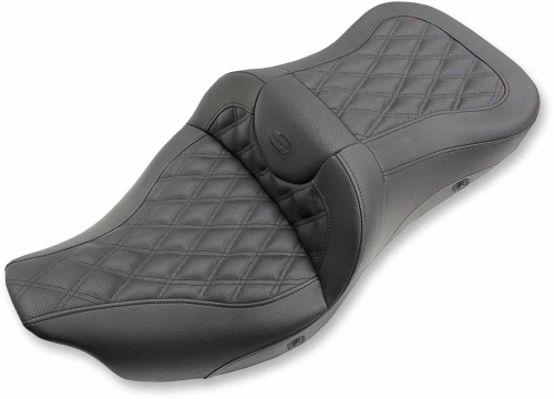 Saddlemen - Saddlemen Extended Reach Heated Road Sofa LS Seat without Drivers Backrest - 808-07B-184HCT