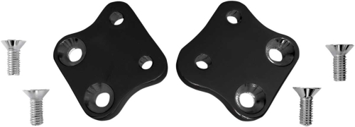 Accutronix - Accutronix Kick Back Adapter Plate - 1-1/8in. Back and 1in. Up - Black - FCKB102-B