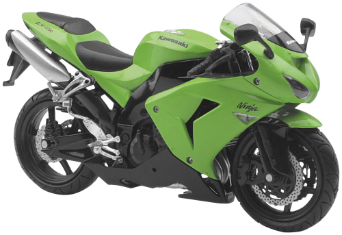 New Ray Toys - New Ray Toys Street Bike 1:12 Scale Motorcycle - ZX10R Green 2006 - 42447A