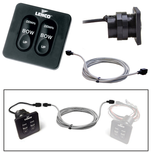 Lenco Marine - Lenco Flybridge Kit f/Standard Key Pad f/All-In-One Integrated Tactile Switch - 10'