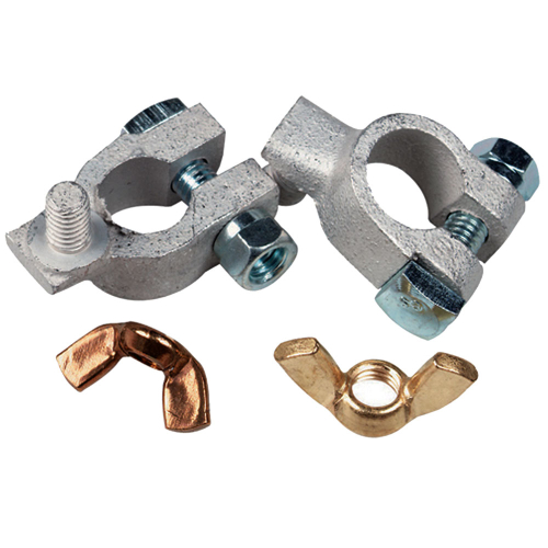Ancor - Ancor Tinned Battery Terminal - 5/16" & 3/8" Stud - Positive & Negative Combo