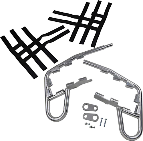 Motorsport Products - Motorsport Products EZ-FIT Nerf Bars - Silver - 81-1501