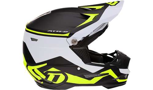 6D - 6D ATR-2 Drive Helmet - 12-2764 - Neon Yellow - X-Small