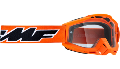 FMF Racing - FMF Racing PowerBomb OTG Rocket Goggles - F-50204-101-05 - Orange/Black / Clear Lens - OSFM