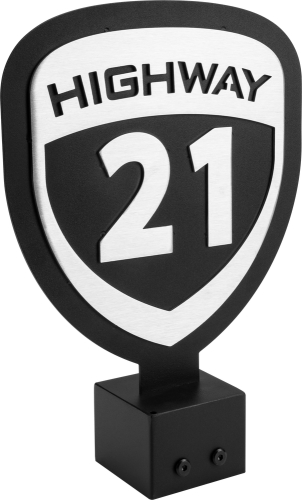 Highway 21 - Highway 21 Helmet Tree Header Sign - 489-9910