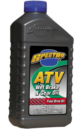 Spectro - Spectro Premium ATV Wet Brake & Gear Oil - 1qt.- R.WBG