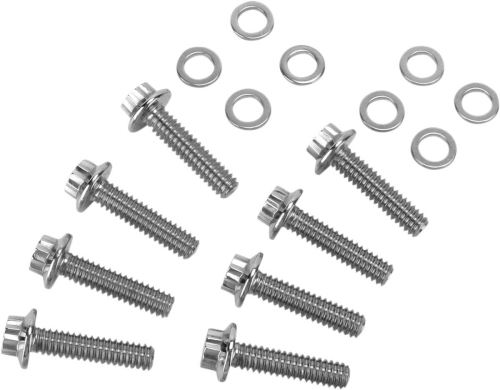 Diamond Engineering - Diamond Engineering Lifter Block 12-Point Polished Stainless Engine Bolt Kit - PB535S