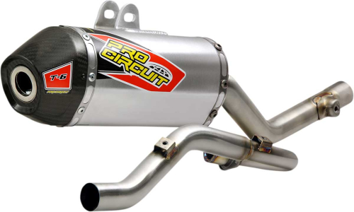 Pro Circuit - Pro Circuit T-6 4-Stroke Exhaust System - Stainless - 0112023F