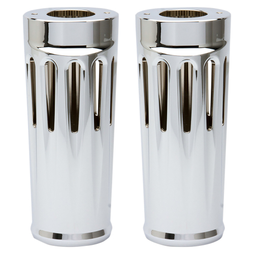 Arlen Ness - Arlen Ness Deep Cut Fork Boot Covers (+2in.) - Chrome - 20-027