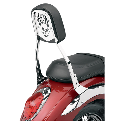 Cobra - Cobra Standard Sissy Bar Insert - Skull - 02-5052