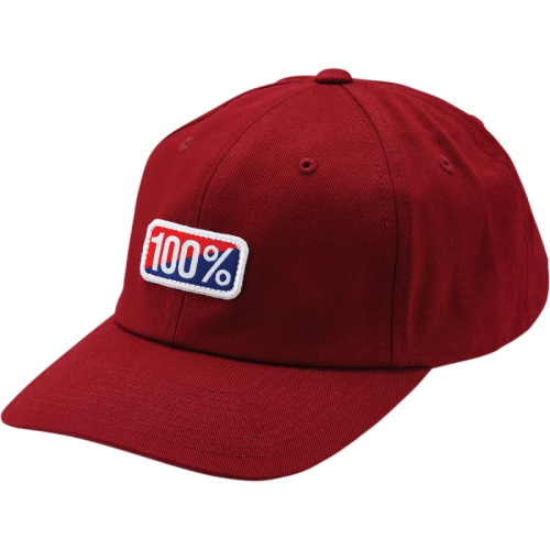 100% - 100% Select Dad Hat - 20091-397-01 - Red - OSFM