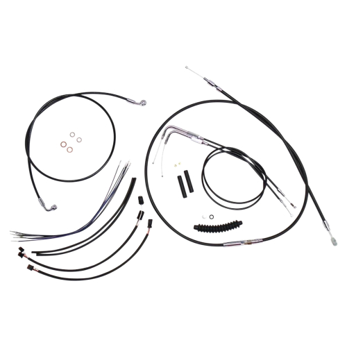 Magnum - Magnum Black Vinyl XR Handlebar Installation Kit for 12-14in. Ape - 489171