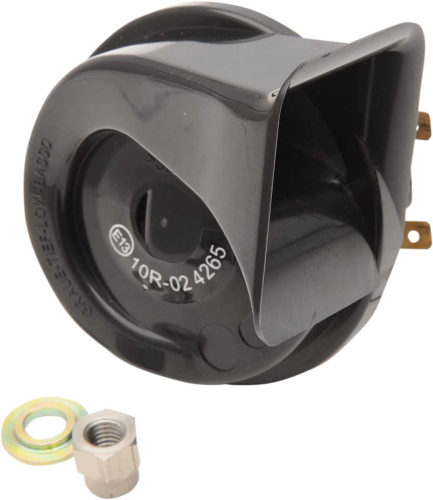 Drag Specialties - Drag Specialties 12V Horn - Black - E11-6165B