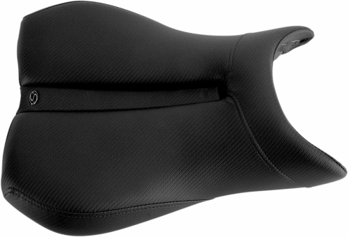 Saddlemen - Saddlemen Gel-Channel Track - CF One-Piece Solo Seat with Rear Cover - 0810-Y108