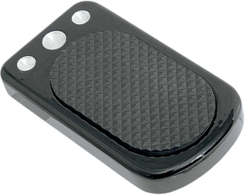 Drag Specialties - Drag Specialties Black Brake Pedal Covers - 1610-0195