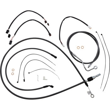 Magnum - Magnum Black Pearl Handlebar Installation Kit for 15in-17in. Ape - 4871152