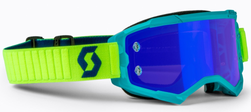 Scott USA - Scott USA Fury Goggles - 272828-6362278 - Teal Blue/Yellow - OSFM