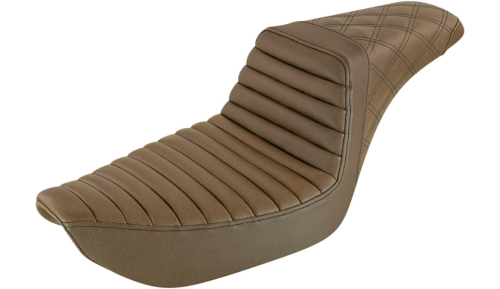 Saddlemen - Saddlemen Step-Up Front TR/Rear LS Seat - Brown - 896-04-176BR