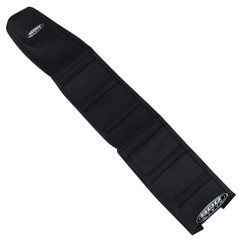 SDG - SDG 6-Rib Gripper Seat Cover - Black Cover/Black Sides with Black Ribs - 95959