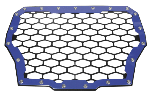 ModQuad - ModQuad Front Grill - 2-Panel - Blue - RZR-FG-T-BL