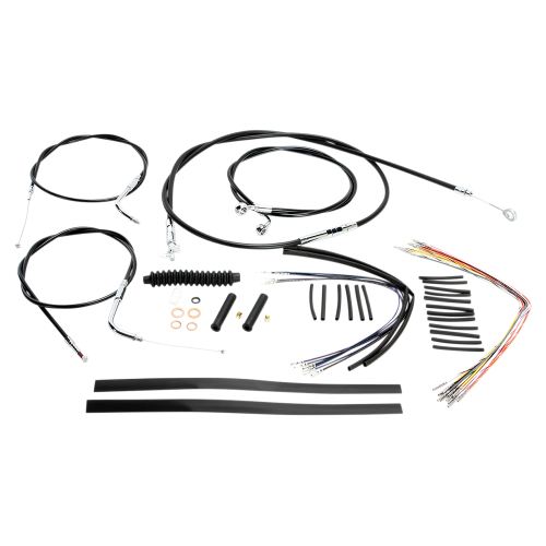 Magnum - Magnum Black Vinyl XR Handlebar Installation Kit for 12-14in. Ape - 489381