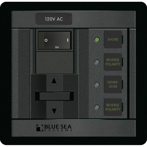Blue Sea Systems - Blue Sea 1208 120V AC 2 Sources - 30A