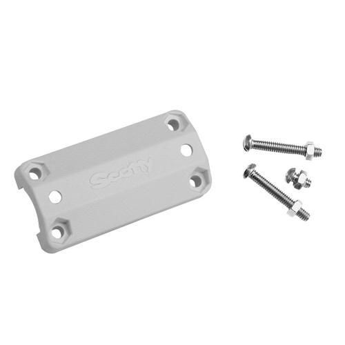 Scotty - Scotty 242 Rail Mount Adapter - 7/8"-1" - White