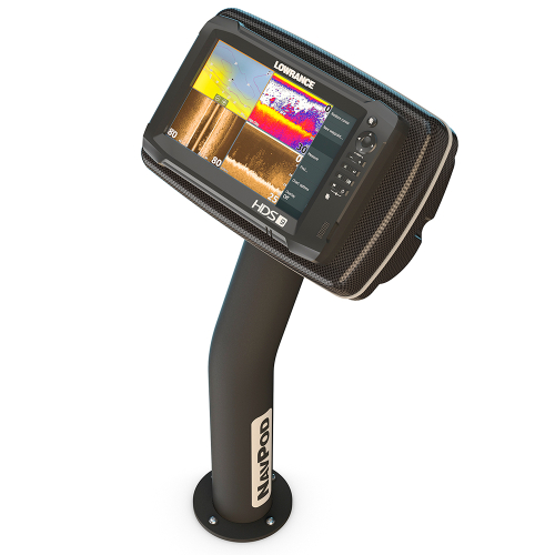 NavPod - NavPod PedestalPod w/RAM Mount Pre-Cut f/Lowrance HDS-9 Gen2 Touch, HDS-9 Gen3 &amp; HDS-9 - Carbon Black