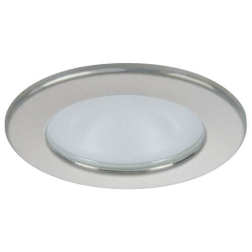Quick - Quick Kai XP Downlight LED - 4W, IP66, Screw Mounted - Round Satin Bezel, Round Daylight Light
