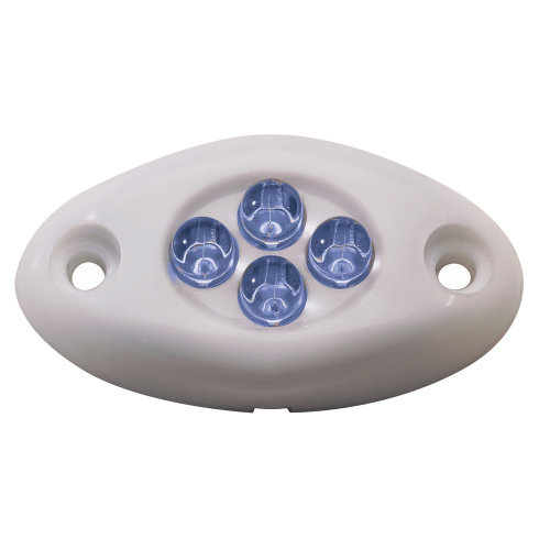 Innovative Lighting - Innovative Lighting Courtesy Light - 4 LED Surface Mount - Blue LED/White Case