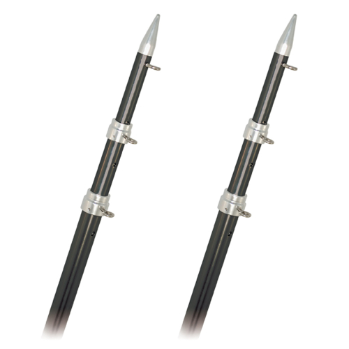 Rupp Marine - Rupp Top Gun Outrigger Poles - Fixed Length - Carbon Fiber - 18'