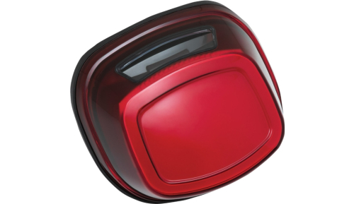 Kuryakyn - Kuryakyn Tracer LED Taillight with Top License Plate Illumination Window - Red Lens - 2910