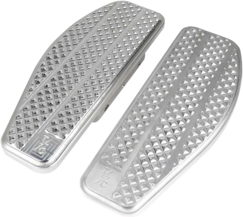 Thrashin Supply Company - Thrashin Supply Company Bagger Passenger Floorboards - Raw Aluminum - TSC-2205-0