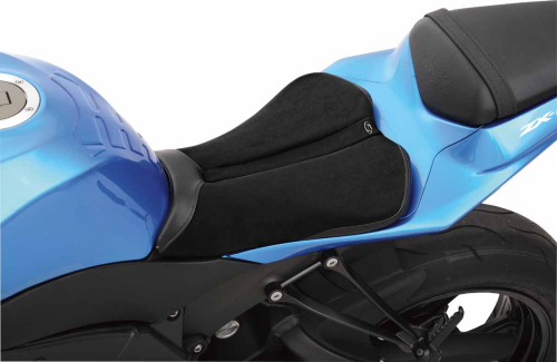 Saddlemen - Saddlemen Gel-Channel Sport One-Piece Solo Seat with Rear Cover - 0810-0835